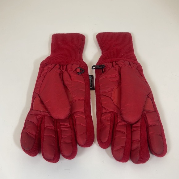 Thinsulate Red Women’s Gloves One Size Fits Most - Picture 2 of 4